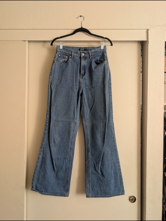 Nasty Gal Denim - Classic High-Waist Wide-Leg Jeans in Blue